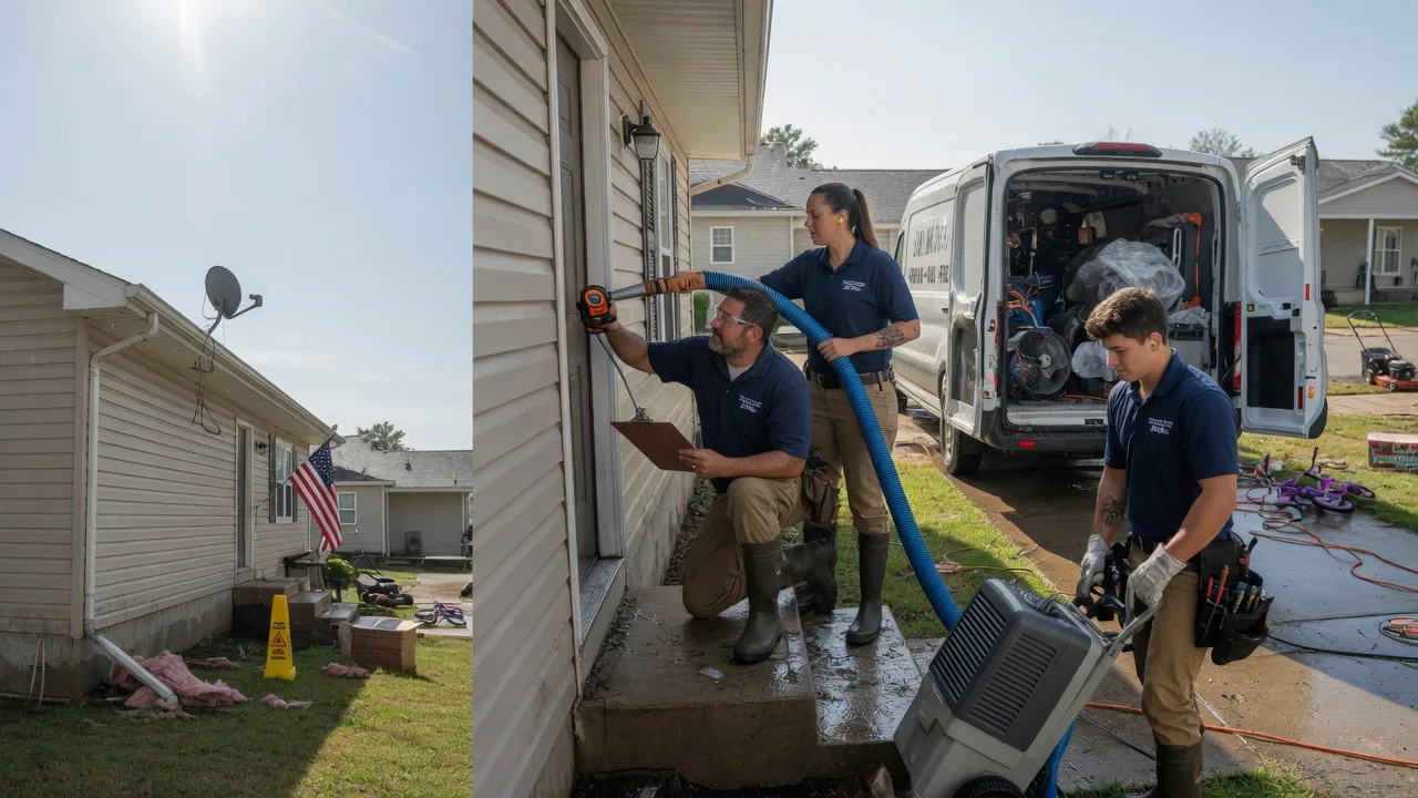 Ceiling Water Damage Restoration in Dinuba, CA near me